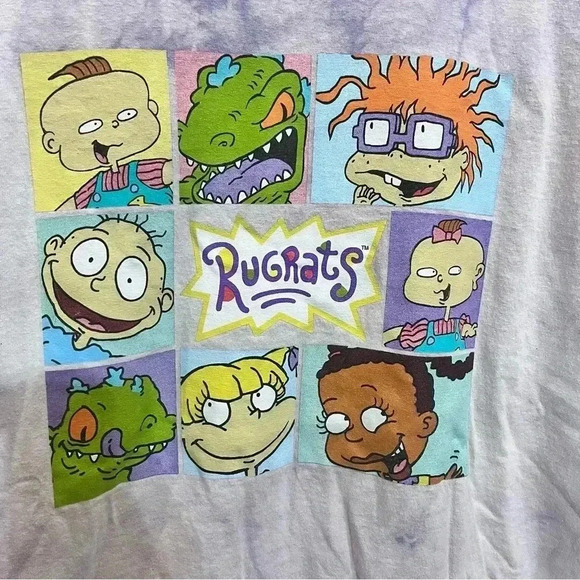 Nickelodeon Rugrats purple lavender tie dye tshirt - Picture 4 of 4